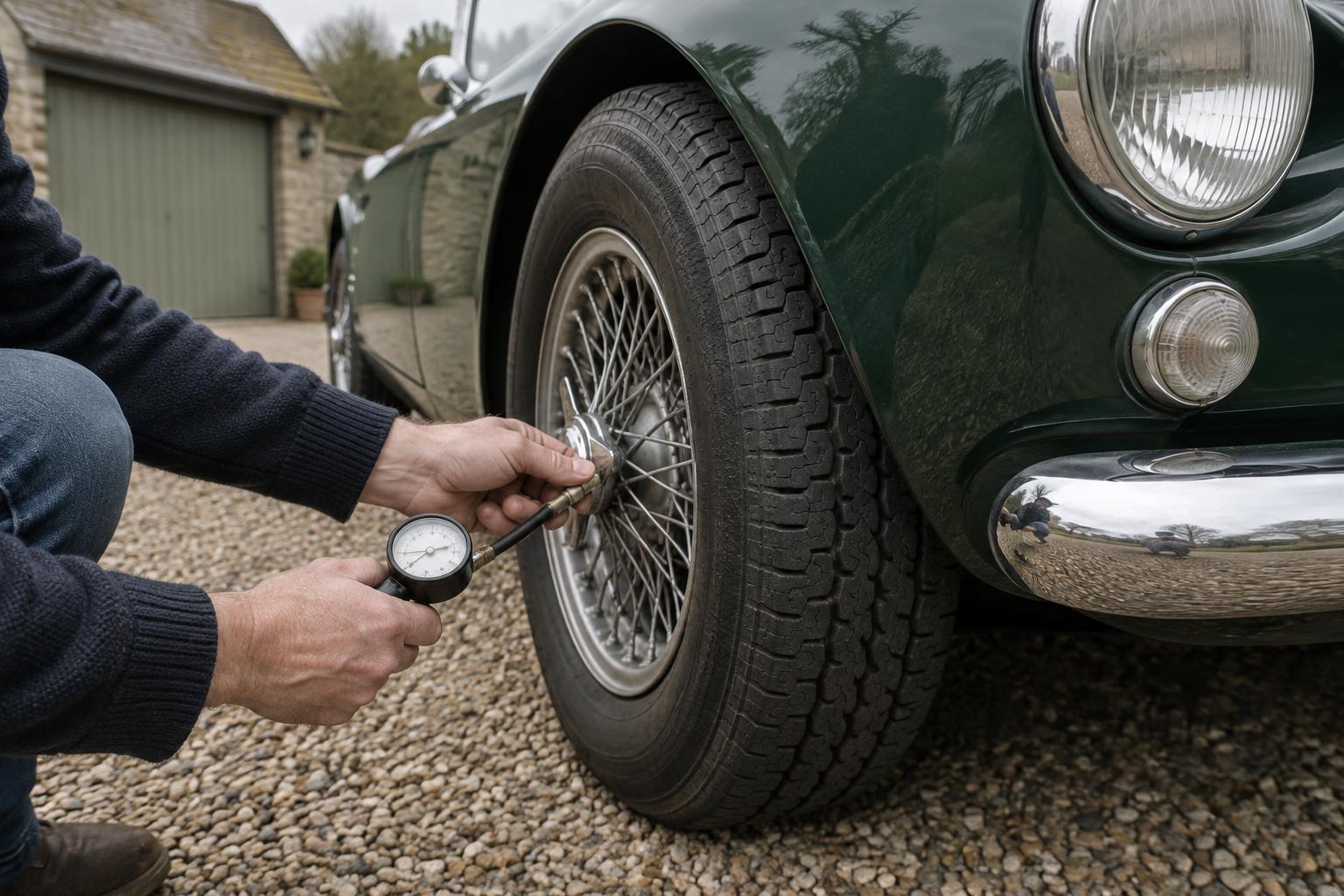 How to Read Tyre Date Codes and Set Pressures on a Classic Car