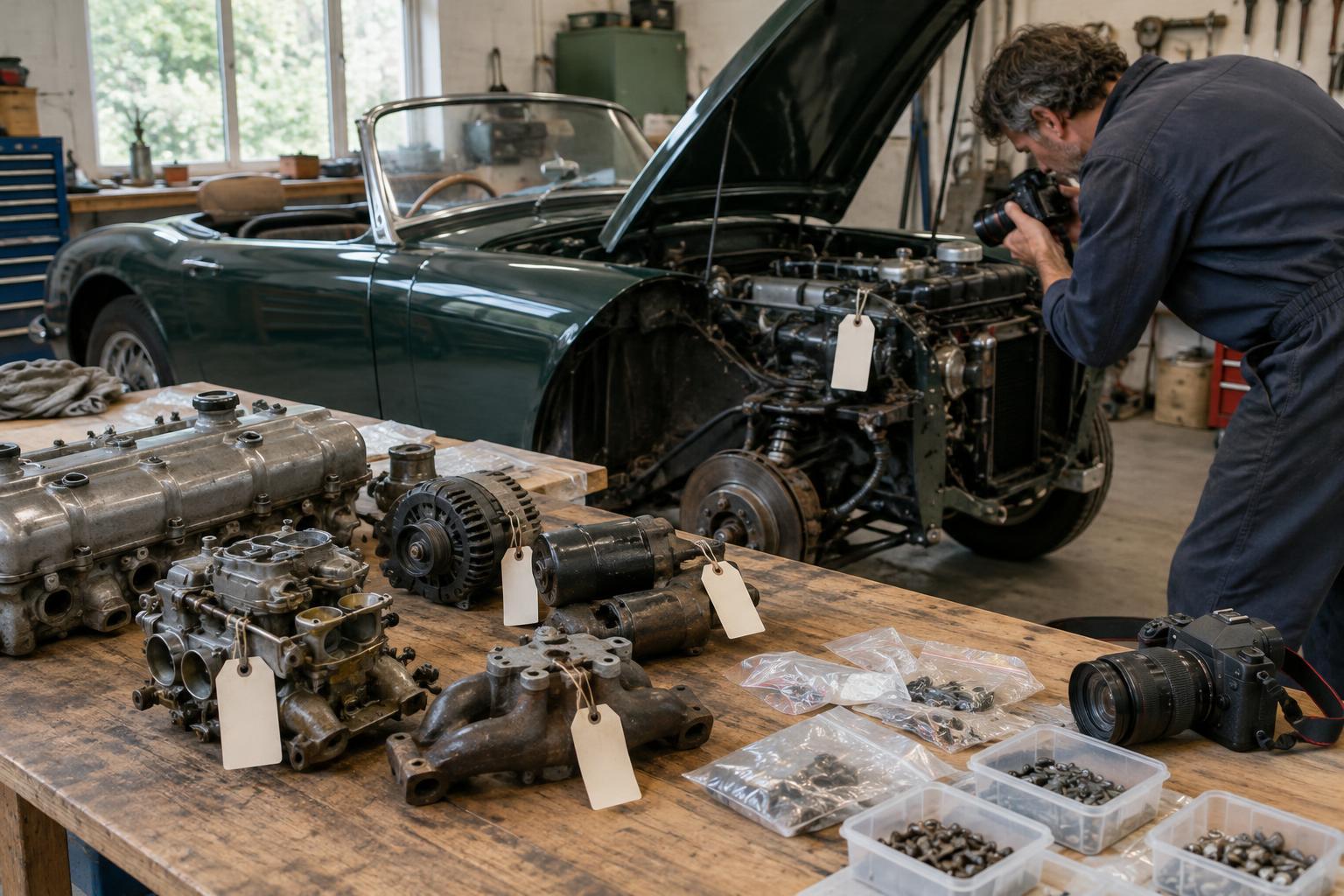 How to Photograph, Label and Store Parts During a Classic-Car Strip-Down