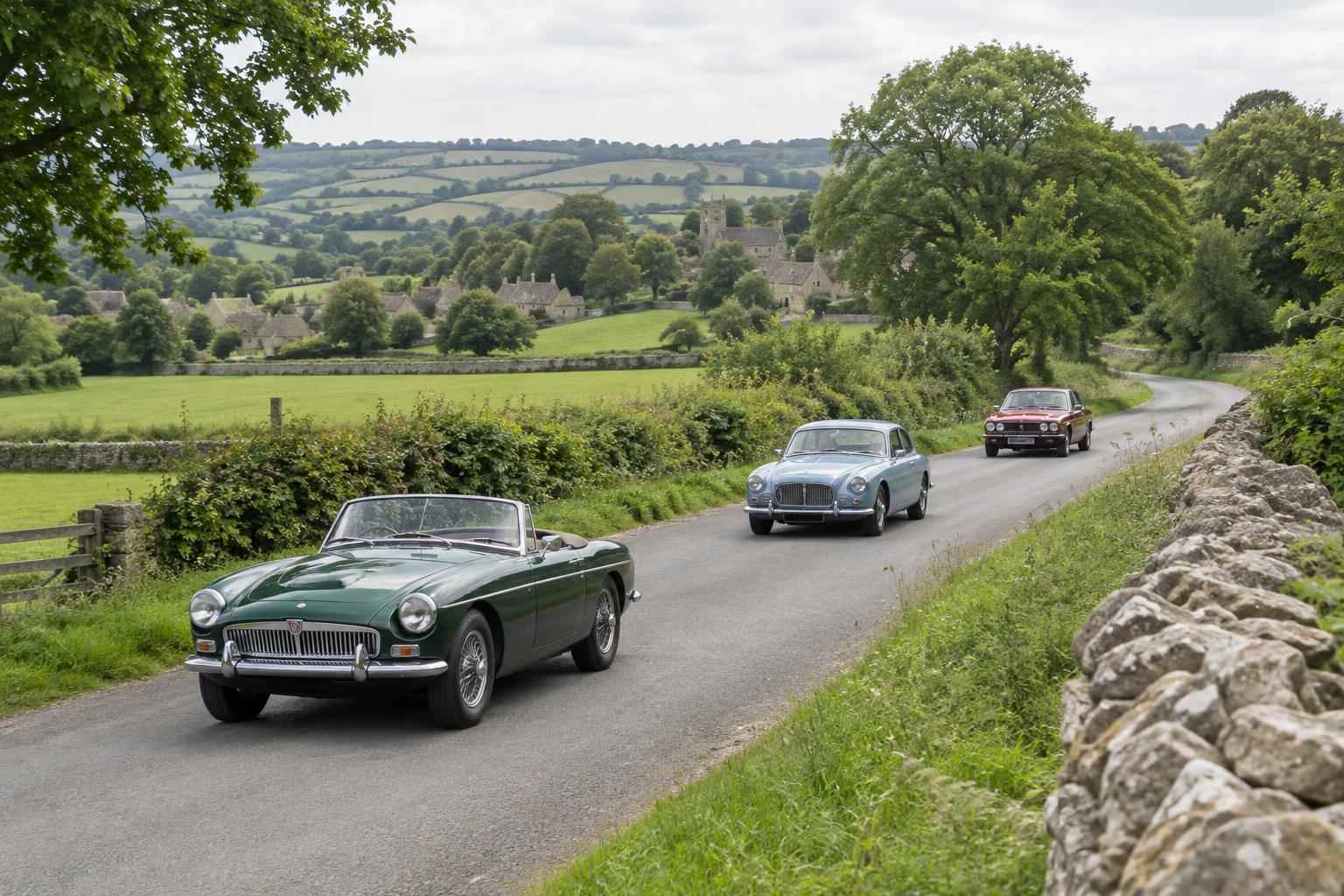 The Art of a Relaxed Classic-Car Group Drive