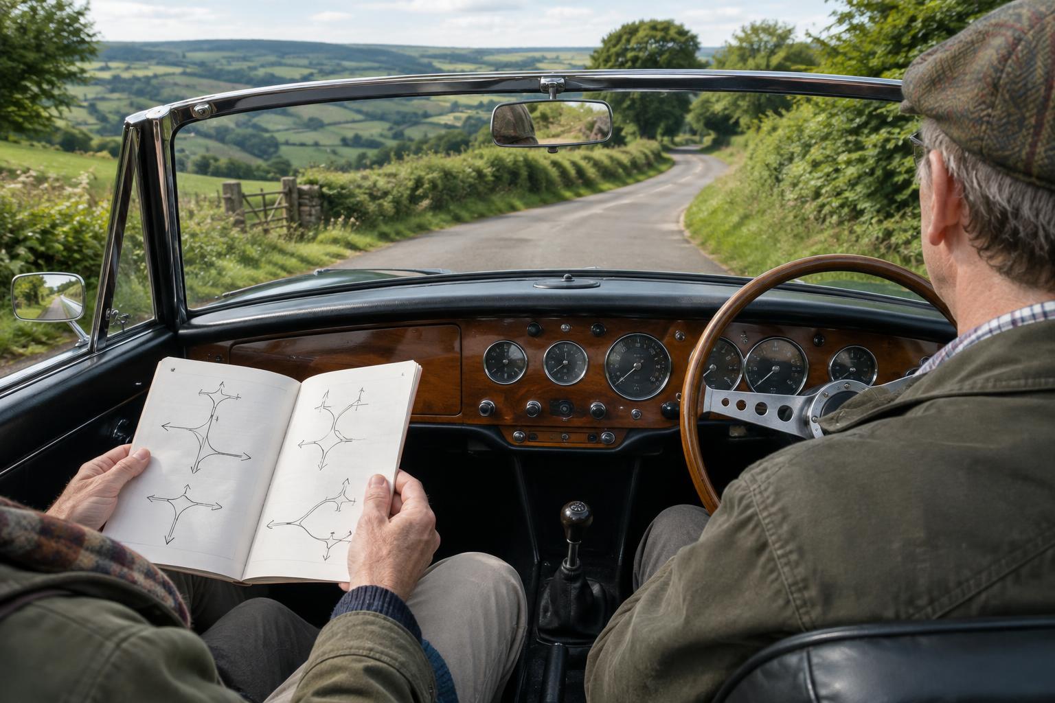 How to Read a Roadbook on a Classic-Car Tour